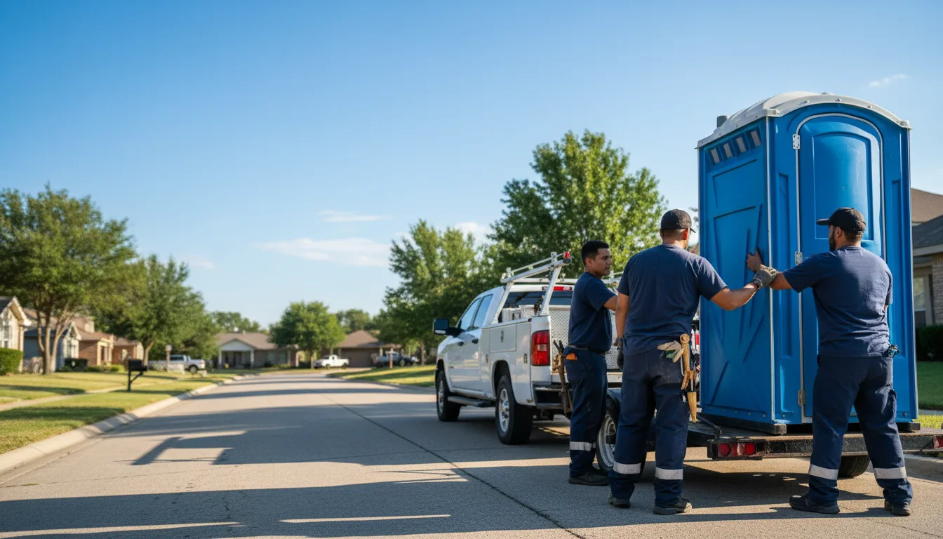 Portable Toilet Rental in Milam, TX near me